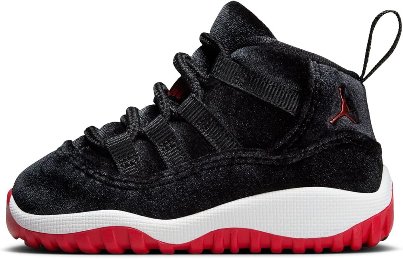 Amazon.com | Air Jordan 11 Bred Velvet Infant Toddler Lifestyle